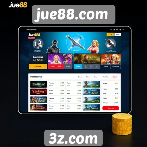 Análise da interface do usuário no jue88.com